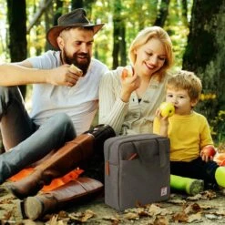 Brisby 4 Laags Geïsoleerde Koeltas - Lunchtas 7 Liter - Donkergrijs -Gekoelde Tassen Winkel 1200x1200 72