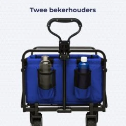 LifeGoods Bolderkar - Opvouwbaar - Draaibare Wielen - 2 Standen - 70KG Draagkracht - Blauw -Gekoelde Tassen Winkel 1200x1200 744