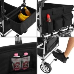 Tectake - Opvouwbare Bolderwagen Handkar Nico Zwart - 403549 12 Tectake - Opvouwbare Bolderwagen Handkar Nico Zwart - 403549 -Gekoelde Tassen Winkel 1200x1200 793