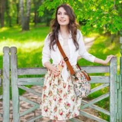 Brisby 4 Laags Geïsoleerde Koeltas - Lunchtas 7 Liter - Bloemetjes Wit -Gekoelde Tassen Winkel 1200x1200 91