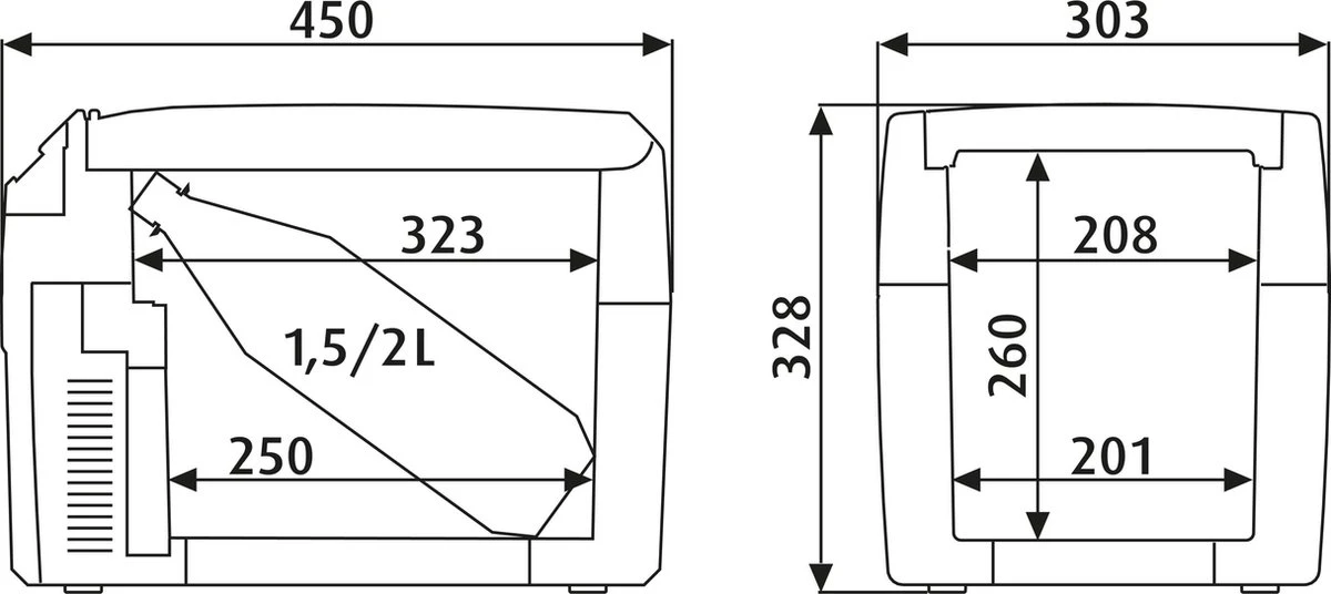 Koelbox Dometic TropiCool TCX 14 Liter 45x32,8x30,3 Cm 3 Koelbox Dometic TropiCool TCX 14 Liter 45x32,8x30,3 Cm - Afbeelding 3