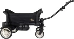 Deryan Luxe Sandy Bolderkar - Duo Buggy - Tandem Buggy - Opvouwbaar - Inklapbare Bolderwagen - Duo Kinderwagen - Zwart -Gekoelde Tassen Winkel 1200x637 1