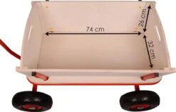 Benson Bolderkar - Bolderwagen Hout - Strandwagen - Kinderen - Boodschappenkar -Gekoelde Tassen Winkel 1200x769