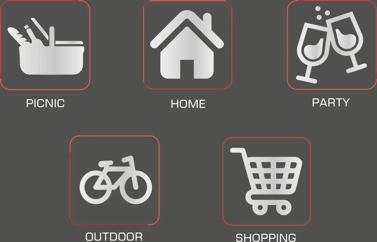 Bomoe Koeltas Picknickmand Opvouwbaar IceBreezer K47 - 47x27x26 Cm - 32 Liter- Perfect Voor Barbecues Of Boodschappen 8 Bomoe Koeltas Picknickmand Opvouwbaar IceBreezer K47 - 47x27x26 Cm - 32 Liter- Perfect Voor Barbecues Of Boodschappen - Afbeelding 8