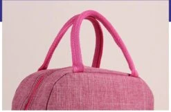 Koeltas - Lunchtas - Volwassenen En Kinderen - Compact & Handig: Zomer - Picknick -School - Lunch - Werk - Klassiek Roze -Gekoelde Tassen Winkel 1200x789