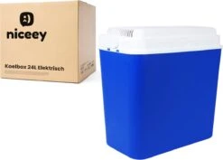 Niceey Thermo Elektrische Koelbox - 24 Liter - Koelbox Elektrisch 12v 230 Volt - Coolbox - Koelt & Verwarmt - Blauw -Gekoelde Tassen Winkel 1200x861