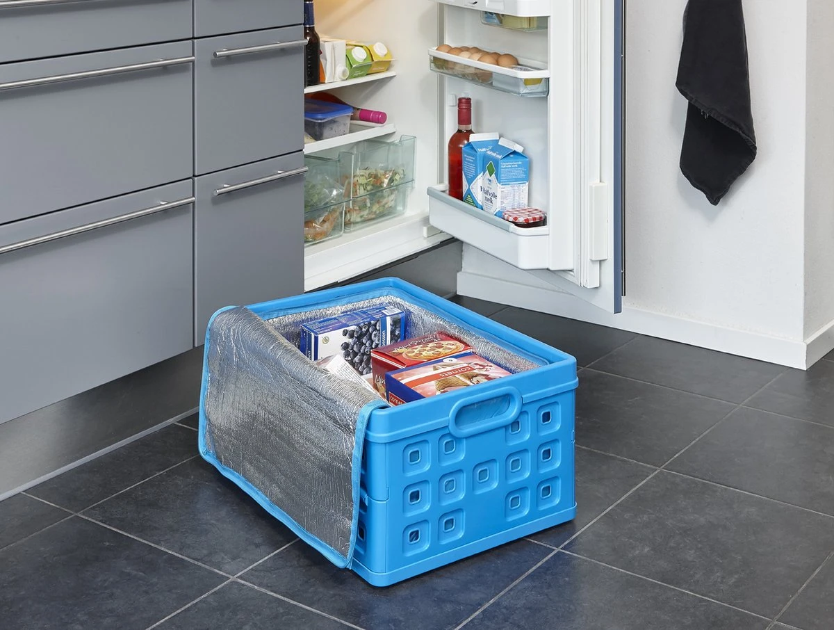 Sunware - Square Koeltas Blauw - Voor Vouwkrat 32L - 43 X 31 X 23 Cm 2 Sunware - Square Koeltas Blauw - Voor Vouwkrat 32L - 43 X 31 X 23 Cm - Afbeelding 2