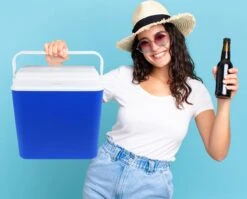 Niceey Thermo Elektrische Koelbox - 24 Liter - Koelbox Elektrisch 12v 230 Volt - Coolbox - Koelt & Verwarmt - Blauw -Gekoelde Tassen Winkel 1200x966 2