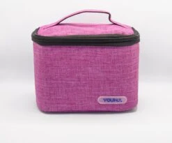 Youha® Koeltas Met Koelelement - Babymelk Koelen - Moderne Moedermelk Tas - Babymelk Koud Houden - Handig Draadbaar - Kleur: Roze/Paars -Gekoelde Tassen Winkel 1200x998