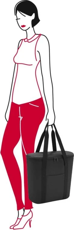 Reisenthel Thermoshopper Koeltas - 15L - Zwart -Gekoelde Tassen Winkel 389x1200