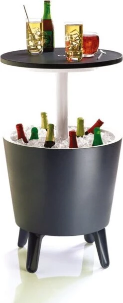 Keter Coolbar Partytafel – 49,5x49,5x57cm - Antraciet 17 Keter Coolbar Partytafel – 49,5x49,5x57cm - Antraciet -Gekoelde Tassen Winkel 487x1200