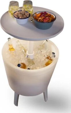 Keter Coolbar Partytafel – Lichtgevend - 49,5x49,5x57cm - Wit 15 Keter Coolbar Partytafel – Lichtgevend - 49,5x49,5x57cm - Wit -Gekoelde Tassen Winkel 749x1200