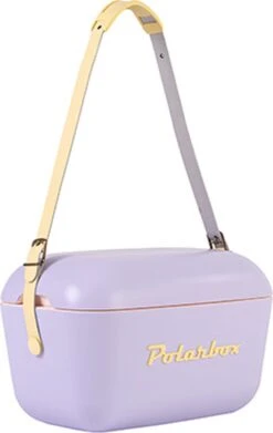 Merkloos Polarbox - Koelbox - Met Schouderband - Paars - 12 Liter - 40x26x(H)23cm -Gekoelde Tassen Winkel 758x1200