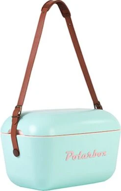 Merkloos Polarbox - Koelbox - Met Schouderband - Pastelgroen - 12 Liter - 40x26x(H)23cm -Gekoelde Tassen Winkel 761x1200