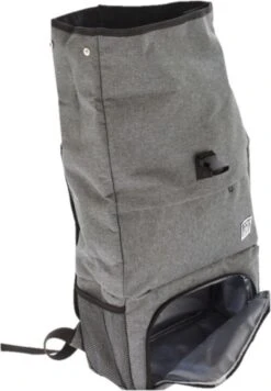 Merkloos Rugtas/rugzak Grijs - 30 X 12 X 60 Cm - 20 Liter - Met Koel Voorvakje - Koelrugzak -Gekoelde Tassen Winkel 833x1200