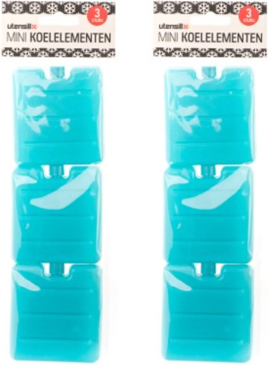 Merkloos Koelelementen - Set Van 6 - 6x 100 Ml 1 Merkloos Koelelementen - Set Van 6 - 6x 100 Ml